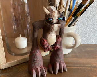 Tenen Originele Sculptuur van LesserBeings