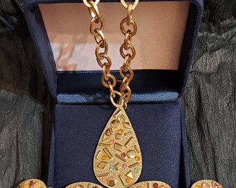 1950s Glamourous Sarah Coventry Sultana Necklace & Bracelet.