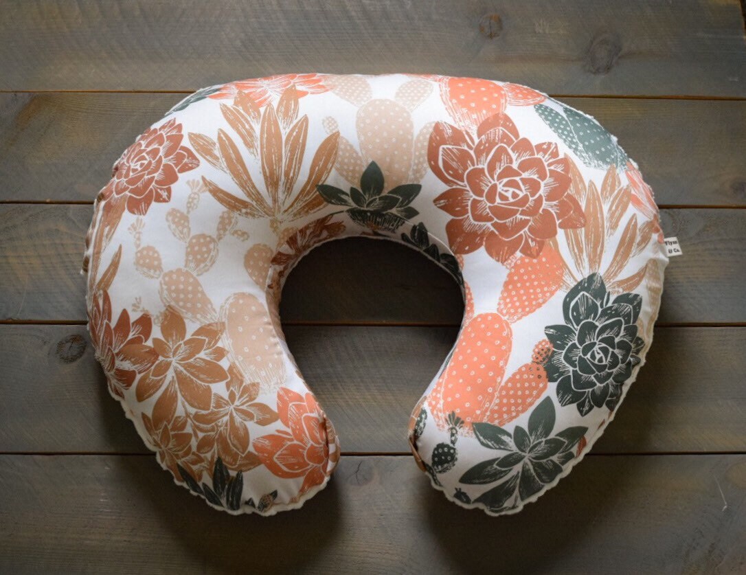 Nursing Pillow Cover Cactus Succulent Desert Nursing Pillow Boho Desert Nursery Decor Cactus Nursery Southwest Nursing Pillow Cover Etsy