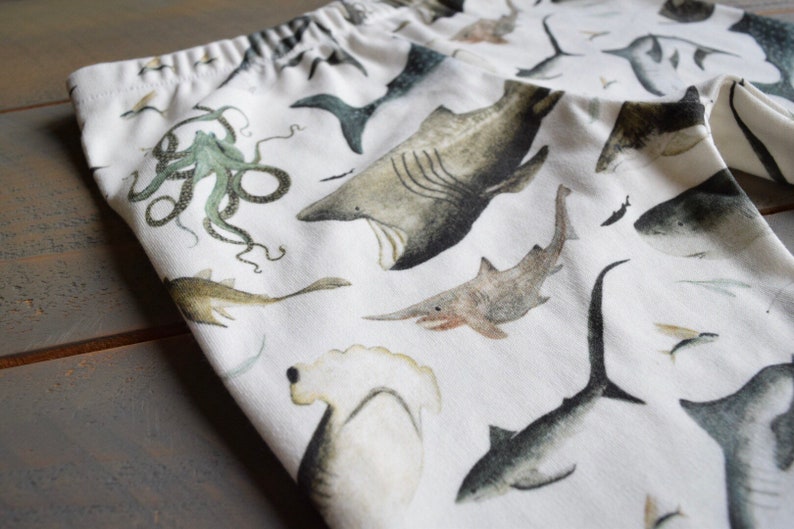 Baby Leggings sharks shark octopus Infant Pants shark Etsy