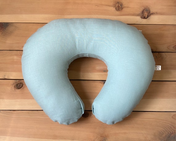 Federa per cuscino da allattamento: lino acqua, fodera per cuscino da  allattamento in lino blu acqua, fodera per cuscino da allattamento lino  blu, cuscino in lino -  Italia