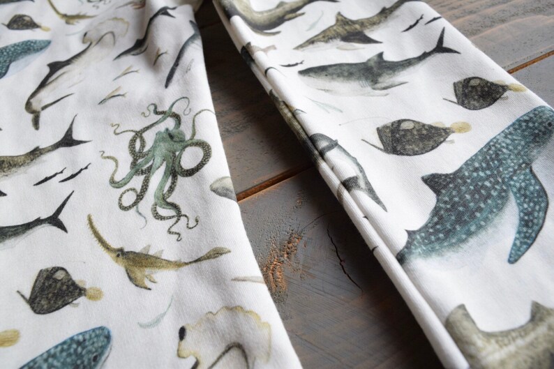 Baby Leggings sharks shark octopus Infant Pants shark Etsy
