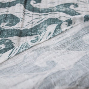 Swaddle Blanket Spots On Spots Navy main image 1