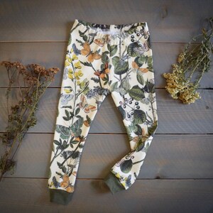 Baby Toddler Leggings Vintage Butterfly Butterfly Floral Baby