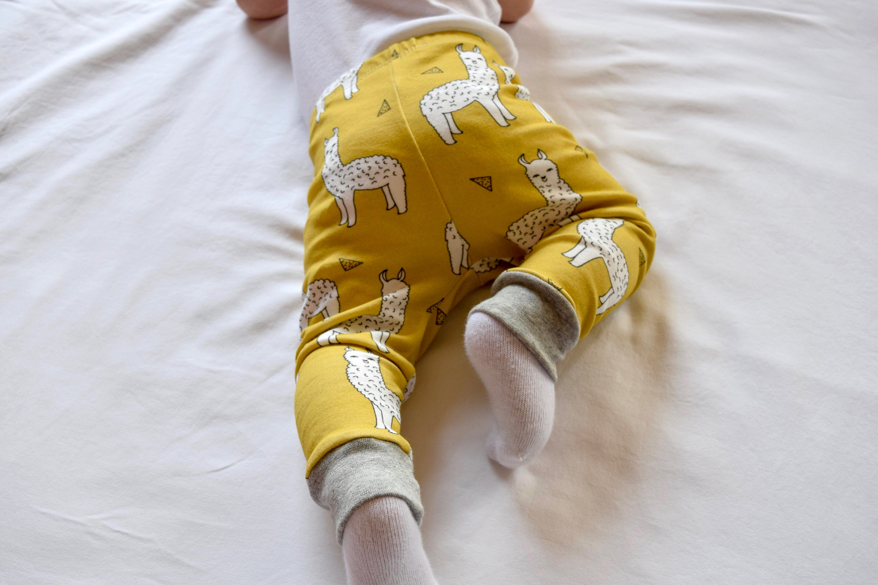 Baby Toddler Leggings : Llama Alpaca 