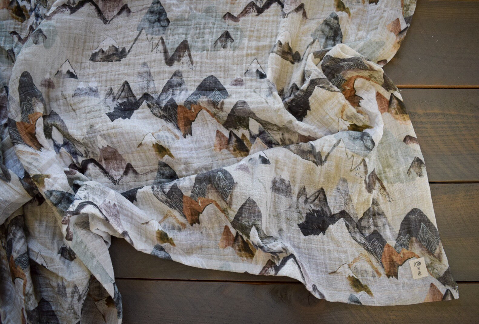 Swaddle Blanket Neutral Mountains Muslin Rust Gray Mountain Baby Swaddle Organic Swaddle Blanket Neutral Mountain Swaddle Etsy Canada