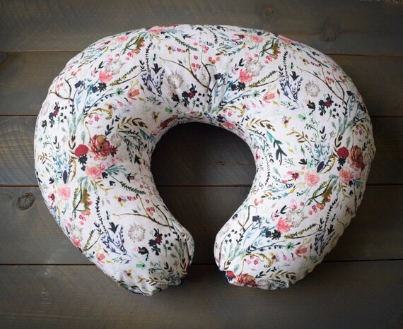floral nursing pillow