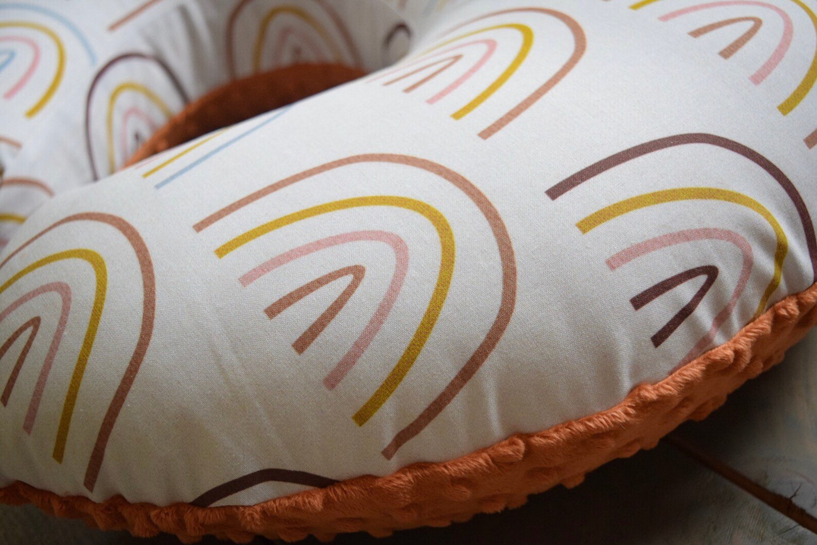 Nursing Pillow Cover Rainbow Rainbows cover for boppy Etsy
