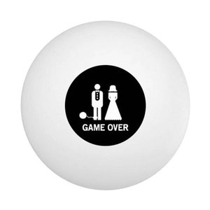 Game Over Ping Pong Ball Table Tennis (Pack of 10)