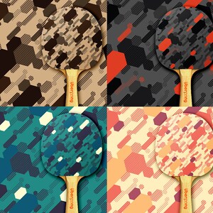 Designer Ubercamo Ping Pong Paddle Table Tennis Custom