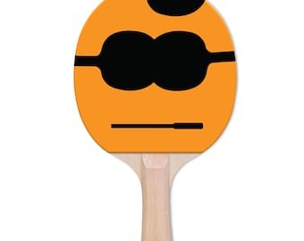 Paleta de ping pong de diseño Double O Servin', mesa de tenis personalizada