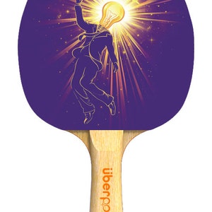 Designer Eureka Ping Pong Paddle Table Tennis Custom