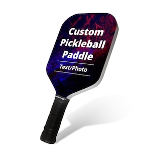 Custom Edgeless Pickleball Paddle Personalized Text or Picture image 3