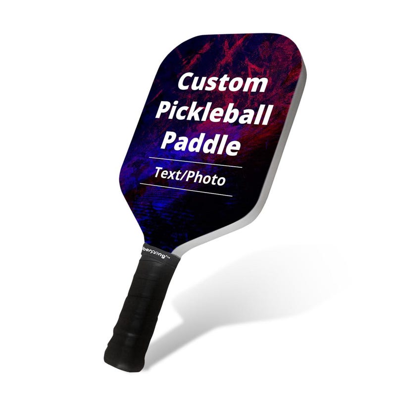 Custom Edgeless Pickleball Paddle Personalized Text or Picture image 3