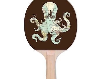Paleta de ping pong Designer World Traveler personalizada