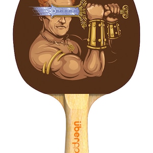 Designer Conan Power Ping Pong Paddle Table Tennis Custom