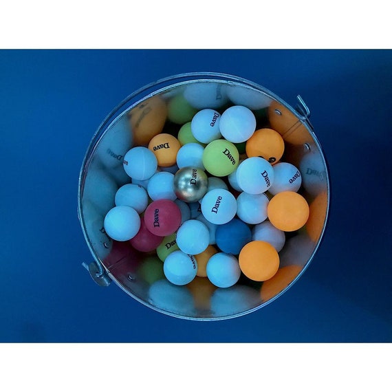 50 balles de ping-pong colorées