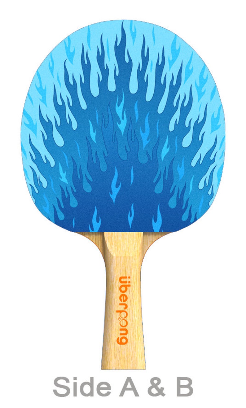 Designer Im Cool Ping Pong Paddle Table Tennis Custom Etsy