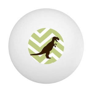 Chevron T Rex Ping Pong Ball Table Tennis (Pack of 10)
