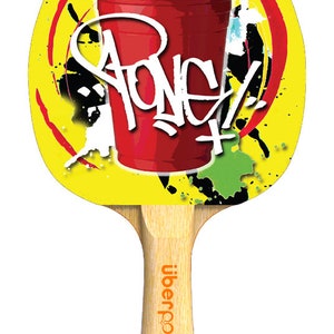 Designer Flipp'D Ping Pong Paddle Table Tennis Custom