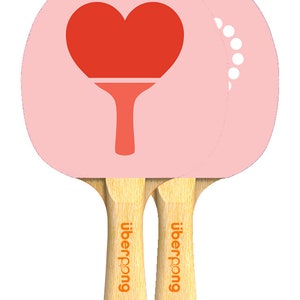 Designer Paddle Love Ping Pong Paddle Table Tennis Custom