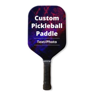 Custom Edgeless Pickleball Paddle Personalized Text or Picture image 2