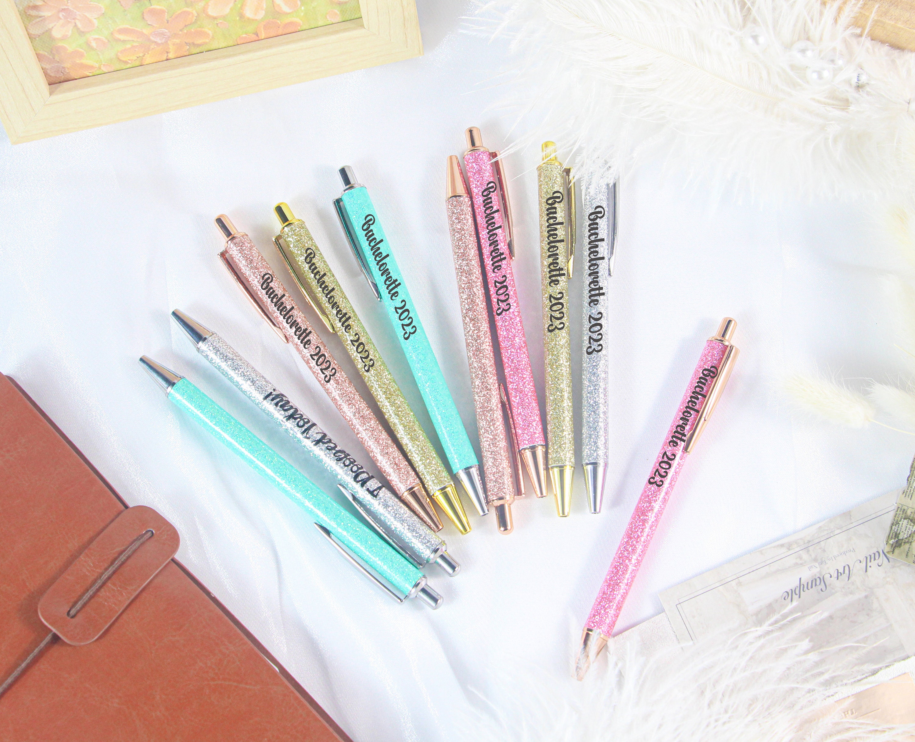 Curse Word Floral Pens, Days of the Week Pen, Swear Word Pen, Ombre Floral  Pen, Work Sucks Pen, Snarky Glitter Pen, Gift for Nurse, Sass Pen 