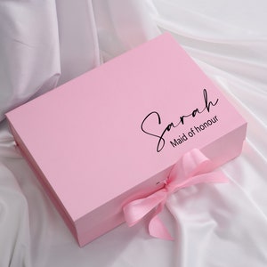 Bridesmaid box,Bridesmaid proposal box,Will you be my bridesmaid,magnetic gift boxes,Boho wedding