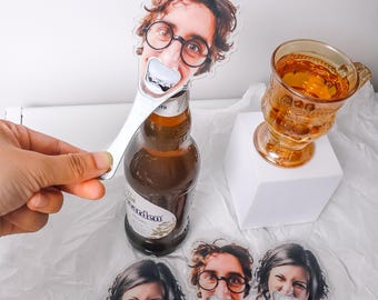 Personalized bottle opener keychainy,Photo Bottle Opener,bottle opener keyring Boyfriend Gift,Gift for Him,Birthday Gift,Groomsmen Gift