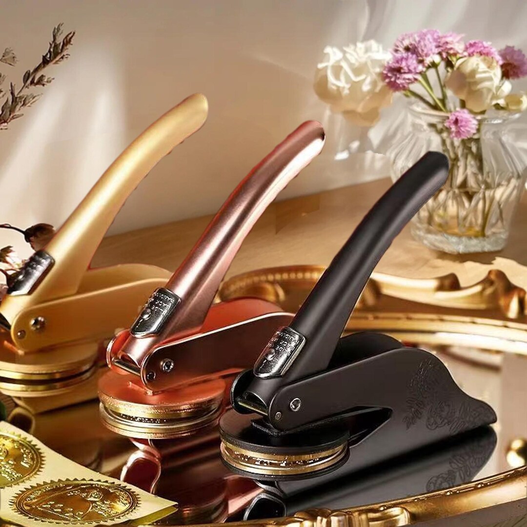 CUSTOM EMBOSSER / Initials Embosser / Library Embosser / From the ...