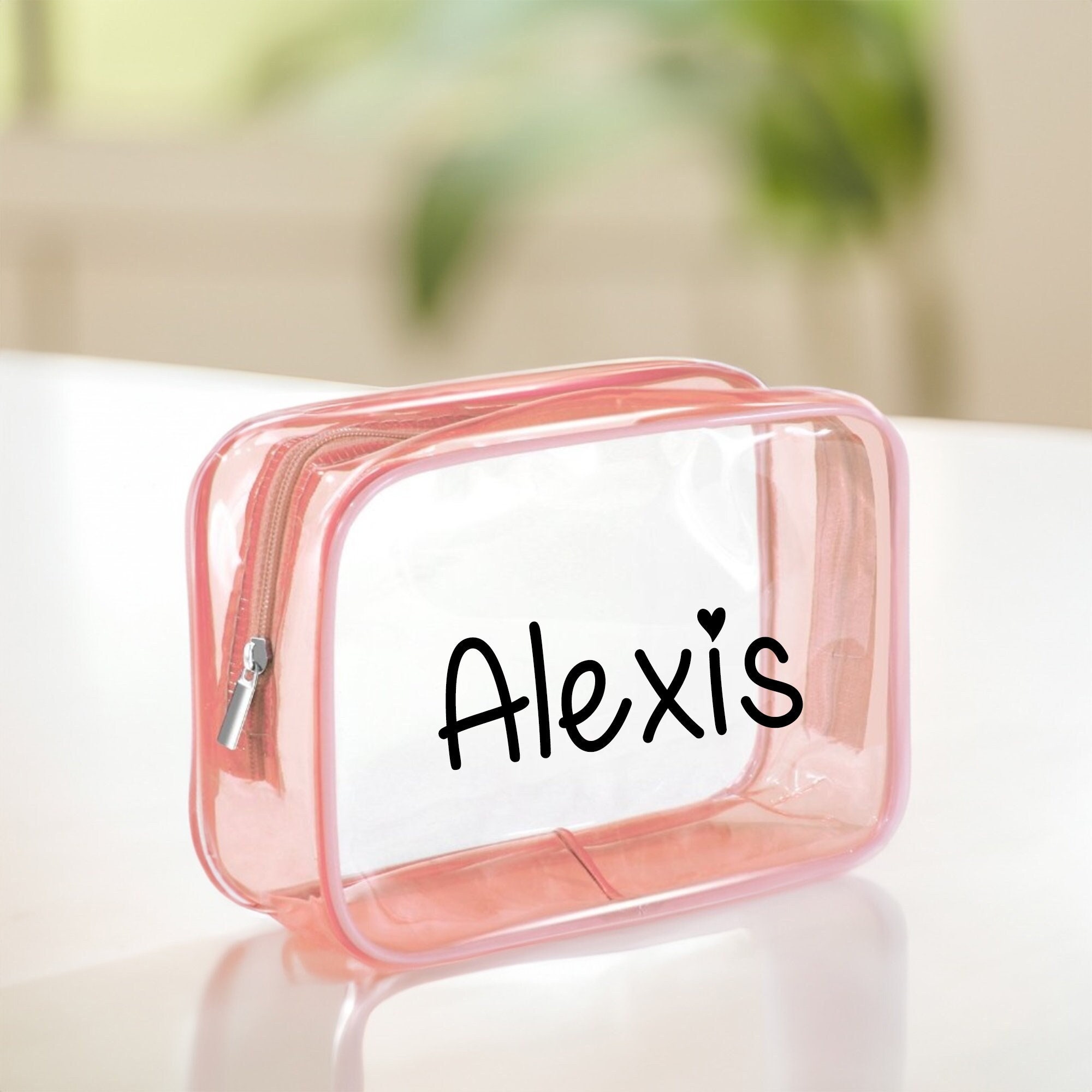 Plastic makeup pouch hotsell