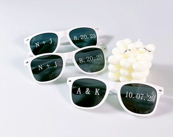 10 gafas de sol personalizadas, gafas de sol de fiesta, regalos de dama de honor, gafas de sol personalizadas, regalos de despedida de soltera, regalos de boda, boda de destino