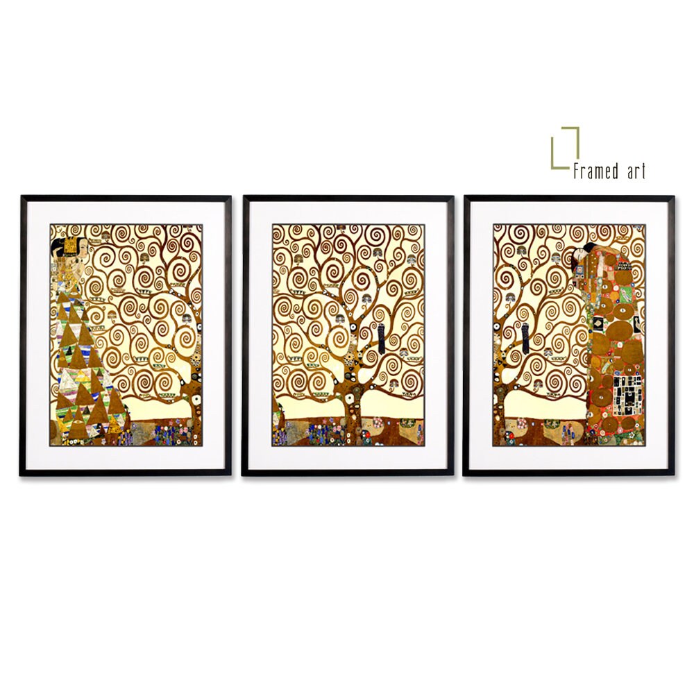Wall Hangings Framed art on gustav klimt mother and child aluminum wall