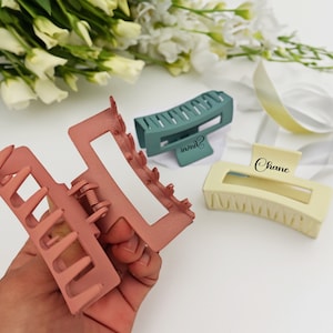 Mini French Claw Collection，Custom Hair Claw Clips，Minimalist，Matt Pastel Strong Claw Clip Set