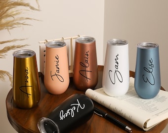 Skinny Tumbler, Personalized Tumbler,Insulated Tumbler With Lid  Skinny Tumbler Cup，Bridesmaid Gift Proposal