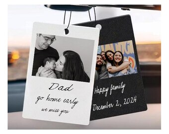 Photo Drive Safe，Personalized Photo Car Ornament ，Valentines Gift for Boyfriend，Father's Day