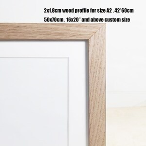 Hard Wood Natural Oak Photo Frame Desktop Frame 10x15 13x18cm - Etsy