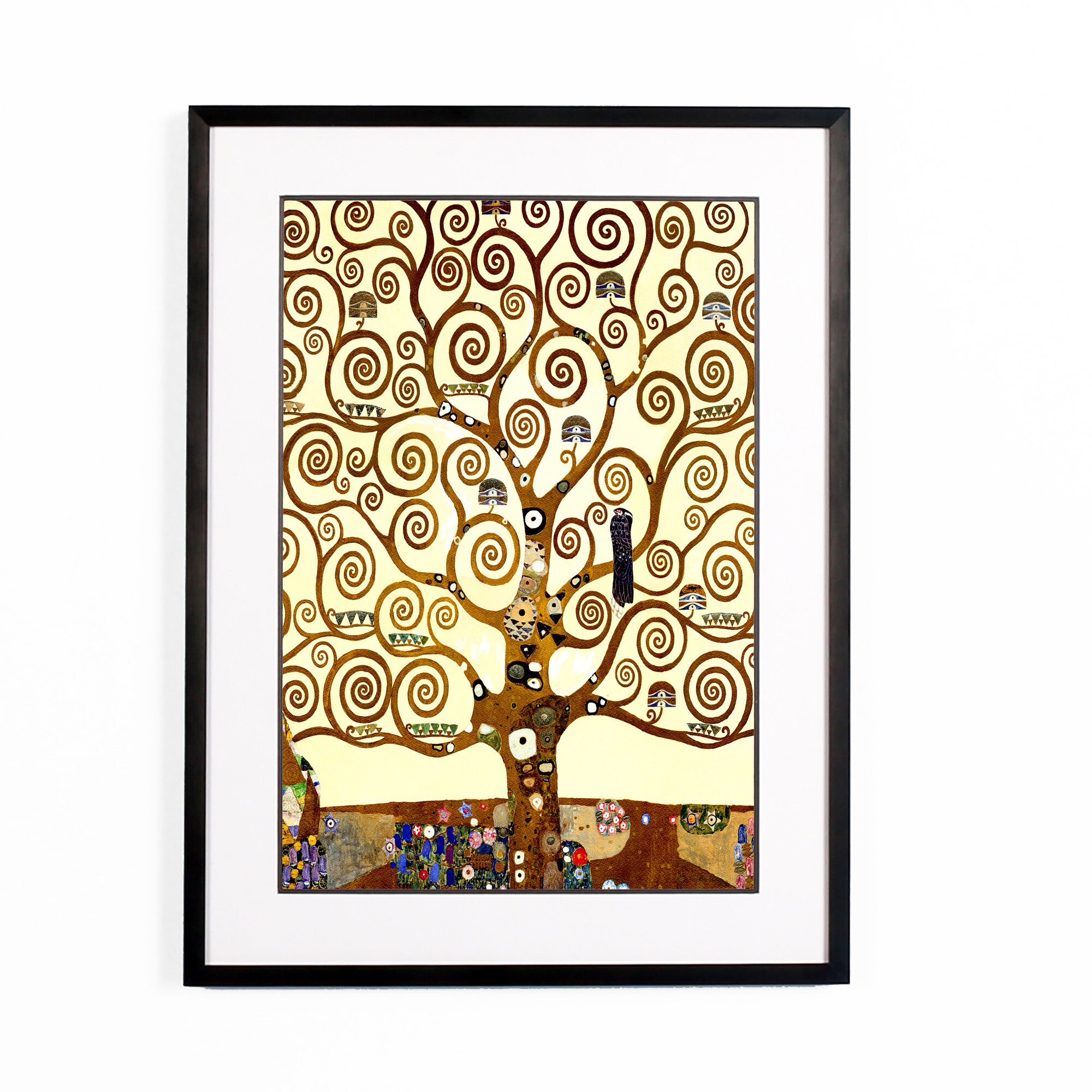 Framed Art on Gustav Klimt the Tree of Life 1905 by Gustav Etsy