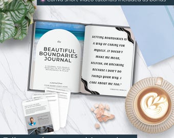 Personal Boundary Journal | Therapist Workbook (Printable)