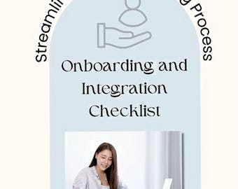 Employee Onboarding Template: Editable 30 60 90 Day Checklist