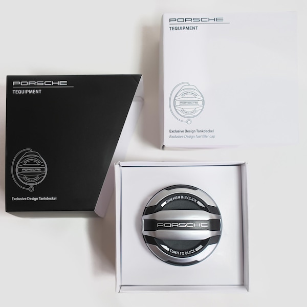 Genuine Porsche Exclusive Design Fuel Cap OEM New with Box 911 718 Macan Cayenne