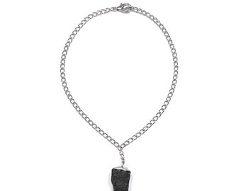 SALE - Black jasper tranquility necklace
