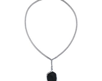 SALE - Black Jasper Stability necklace