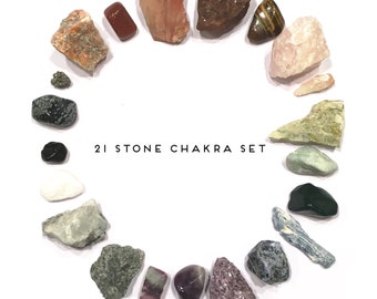 21 stone chakra set