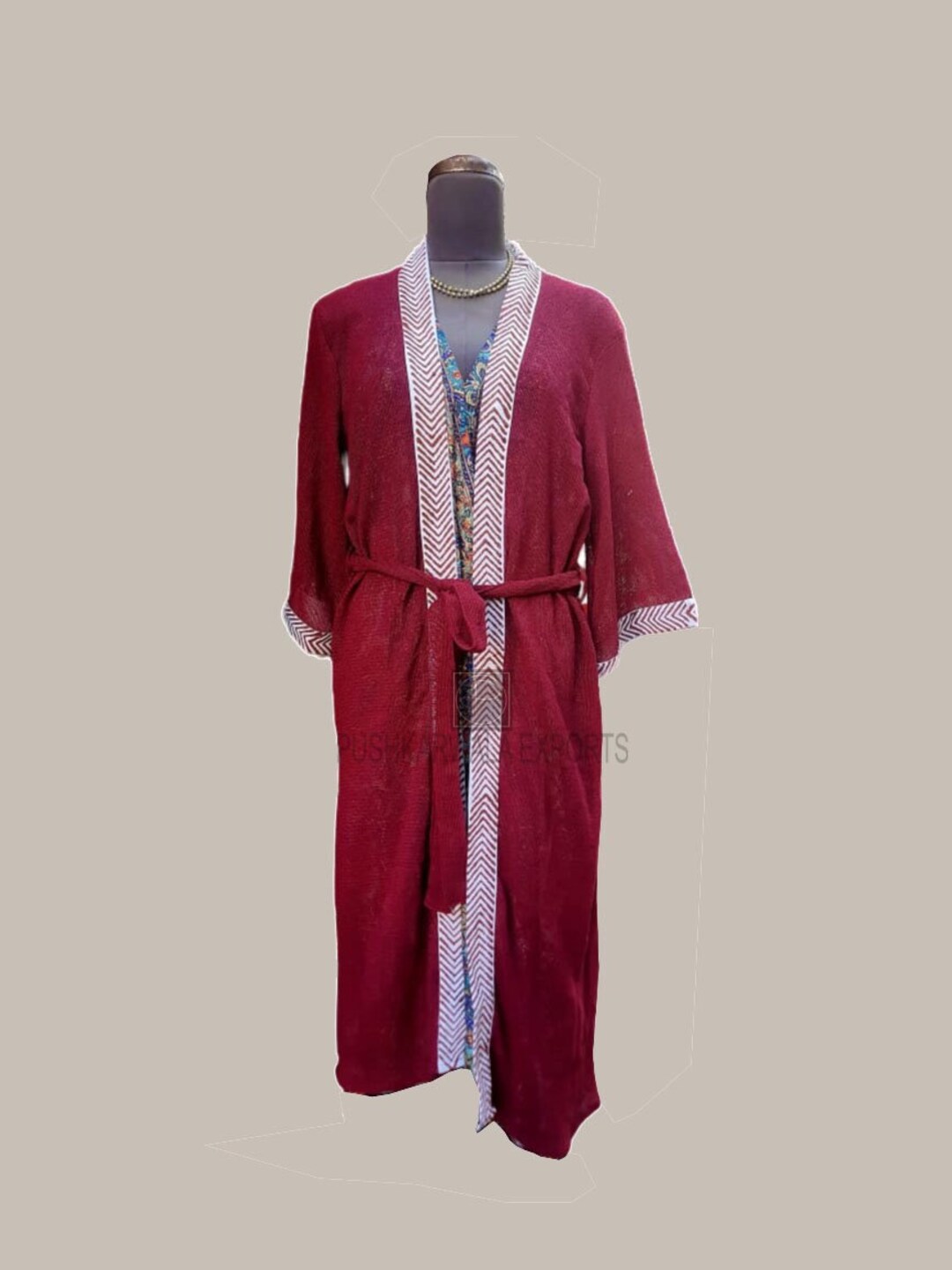 Long Kimono Cardigan, Bohemian Clothing, Elegant, Long Kimono, Cotton ...