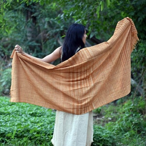 Khadi Cotton Lungi / Wrap around / Shawl / Fabric Handwoven Cotton