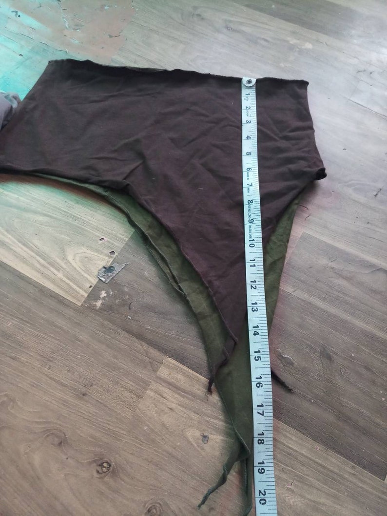 Double layers double colors pixie skirts