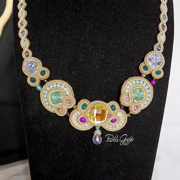 Collana soutache "Soraya"