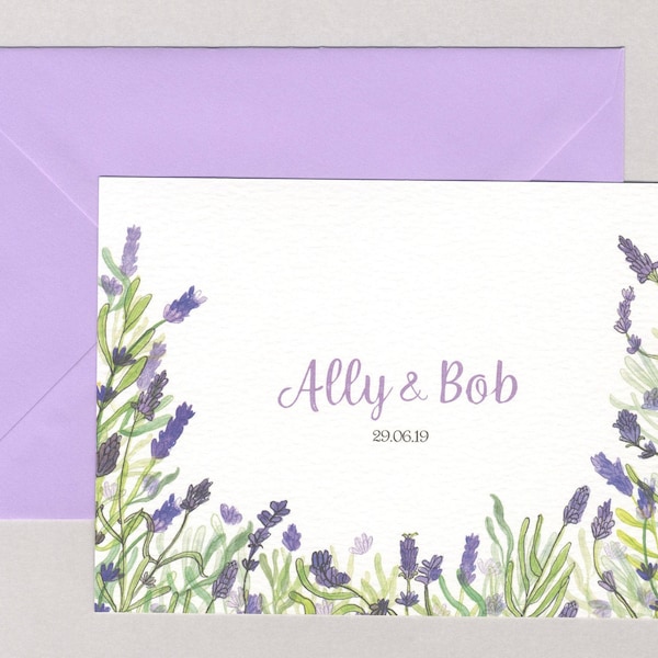 Lavender Wedding Invitations