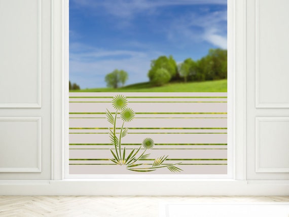 Fensterfolie Wiese mit Blumen in 2023